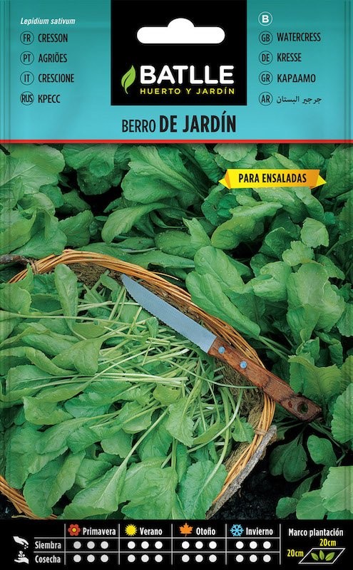 SOBRE BTLL BERRO JARDIN (LEPIDIUM SATIVUM)